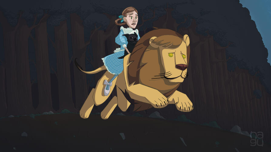 Wizard of Oz - book illustration (7/7)